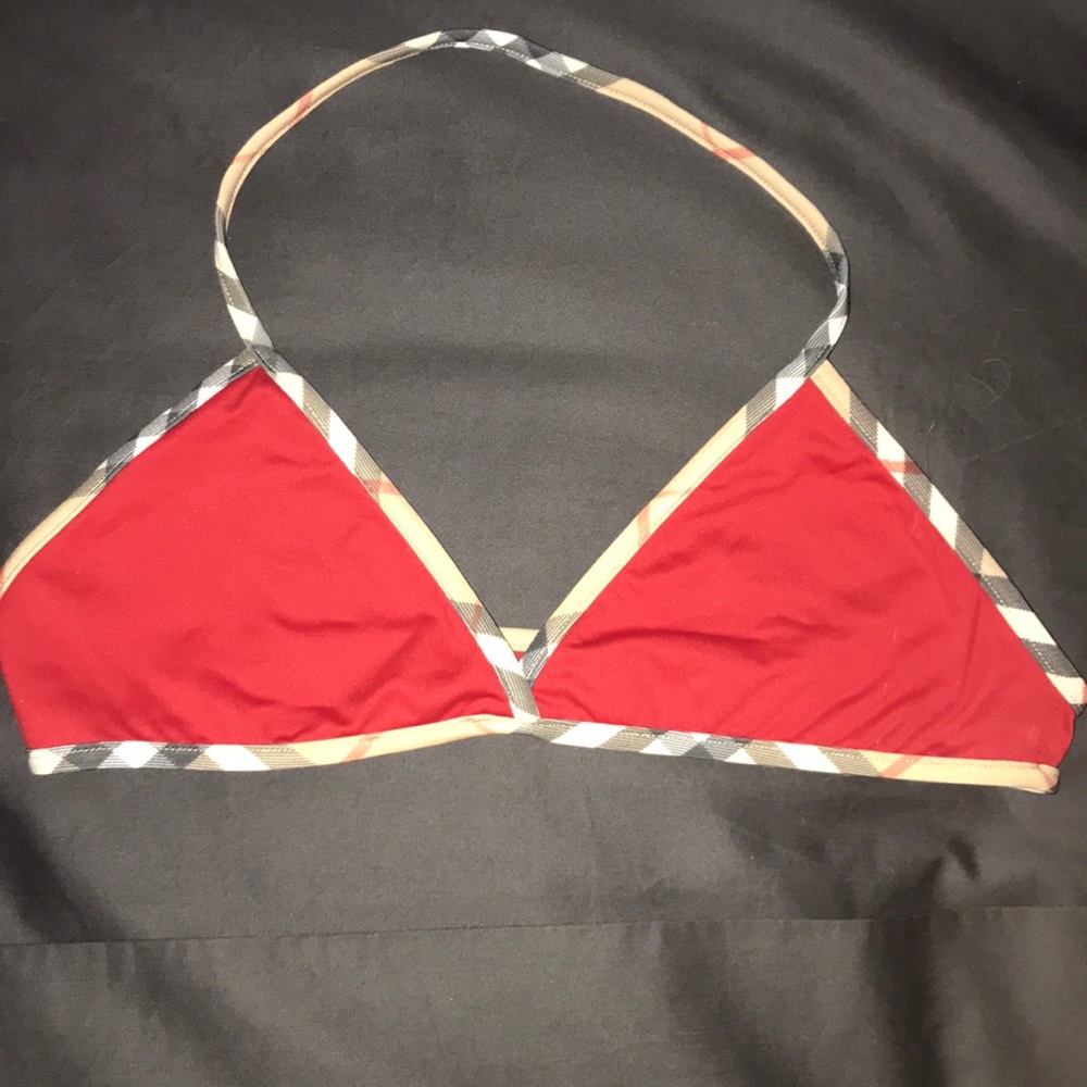 Burberry swim suit top